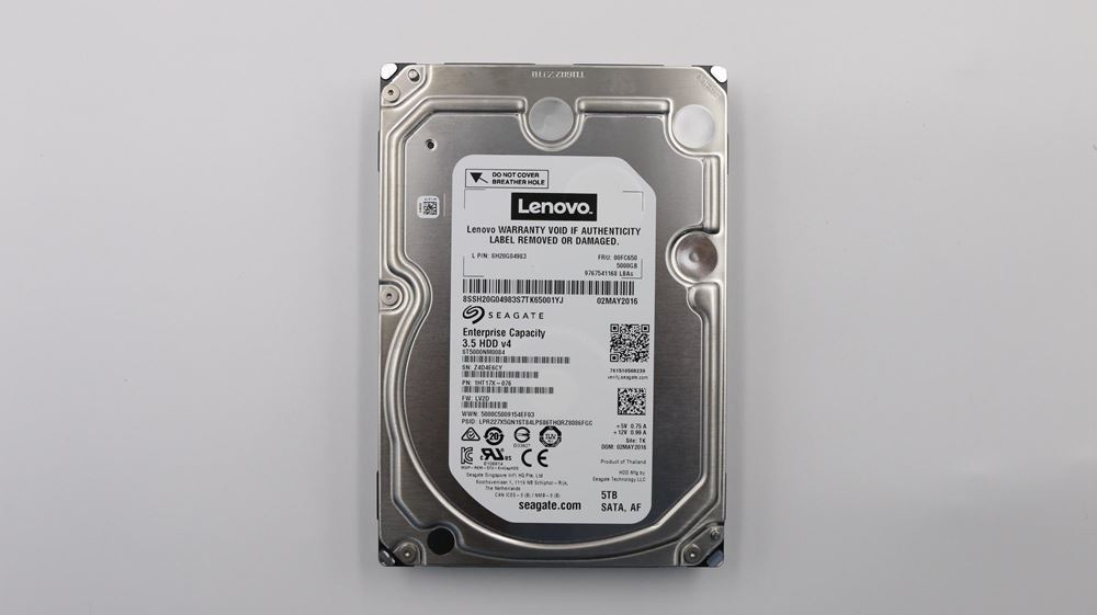 Lenovo Rack Server - RD550 (ThinkServer) HARD DRIVES - 00FC650