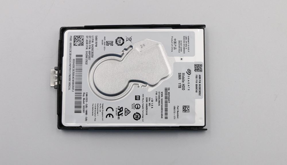 Lenovo Part 00HM748 Lenovo Disk Tray-CS13 7mm Drive FRU 5400RPM