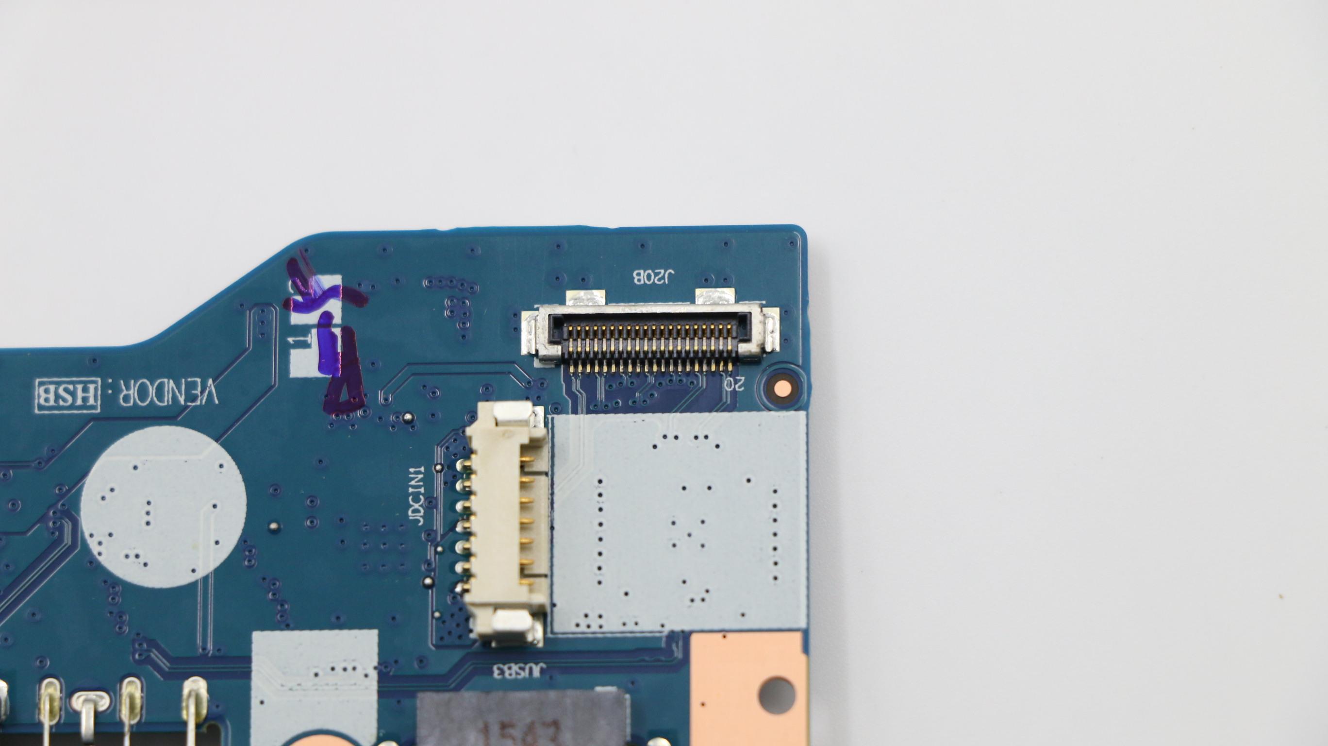 00HN423 - Original Lenovo Gordon FRU DC-in sub card with FFC