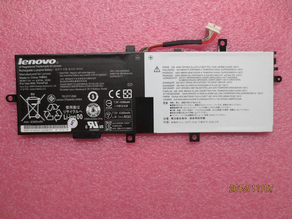 Genuine Lenovo Battery  00HW005 ThinkPad Helix