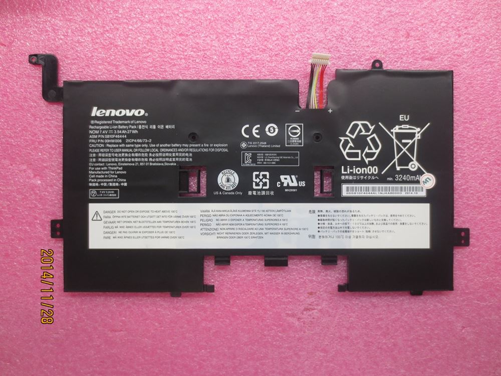 Genuine Lenovo Battery  00HW006 ThinkPad Helix
