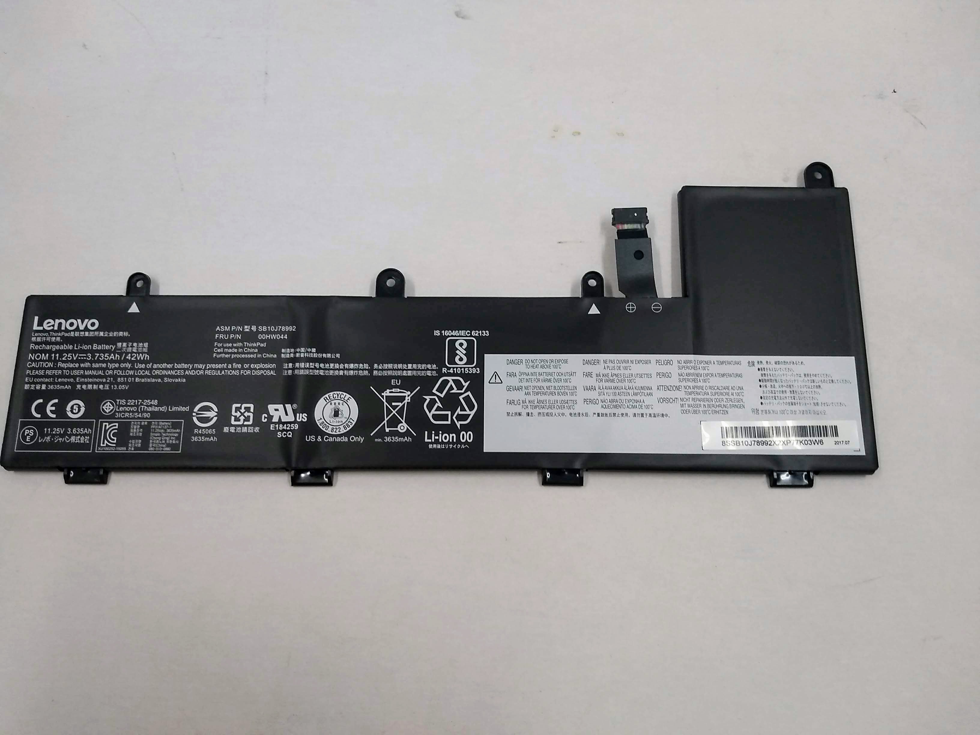 Genuine Lenovo Battery  00HW044 ThinkPad Yoga 11e (Type 20G8, 20GA)