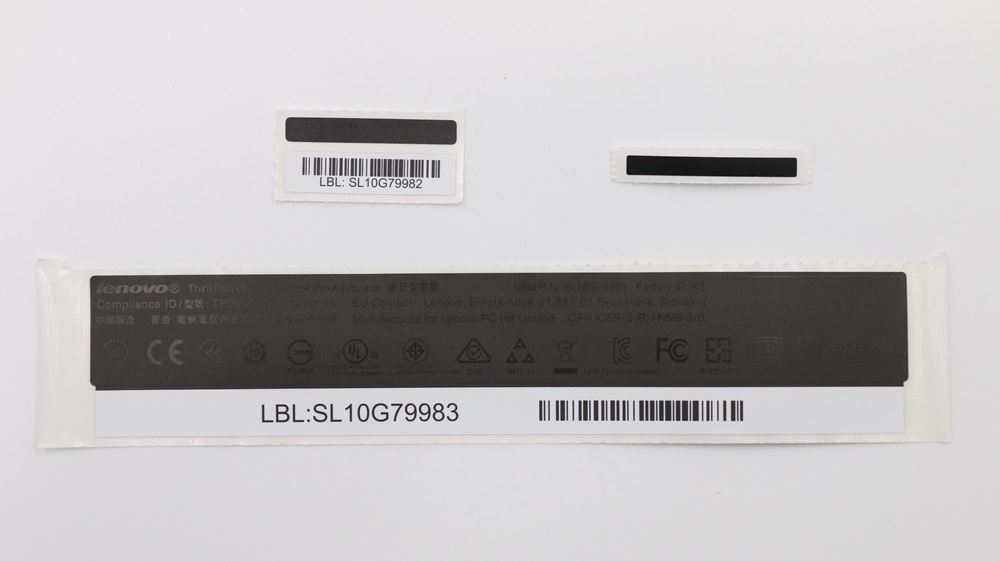 Lenovo ThinkPad Helix KITS SCREWS AND LABELS - 00JT670
