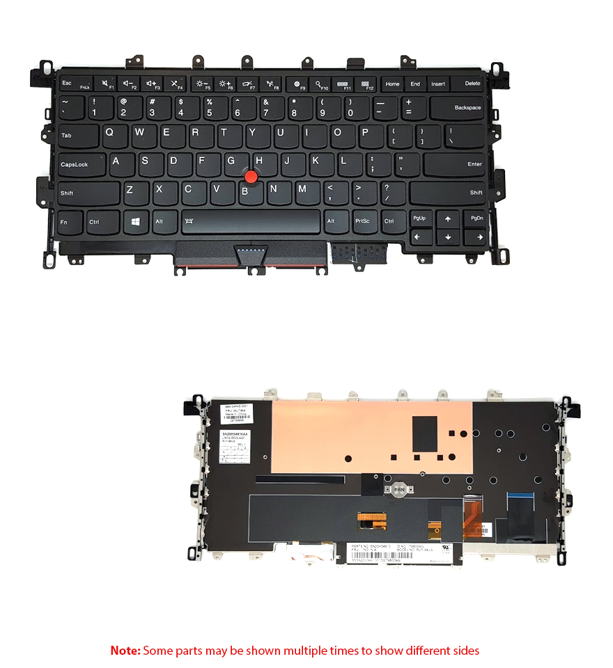 Genuine Lenovo Replacement Keyboard  00JT864 ThinkPad X1 Yoga 1st Gen (20FQ, 20FR) Laptop