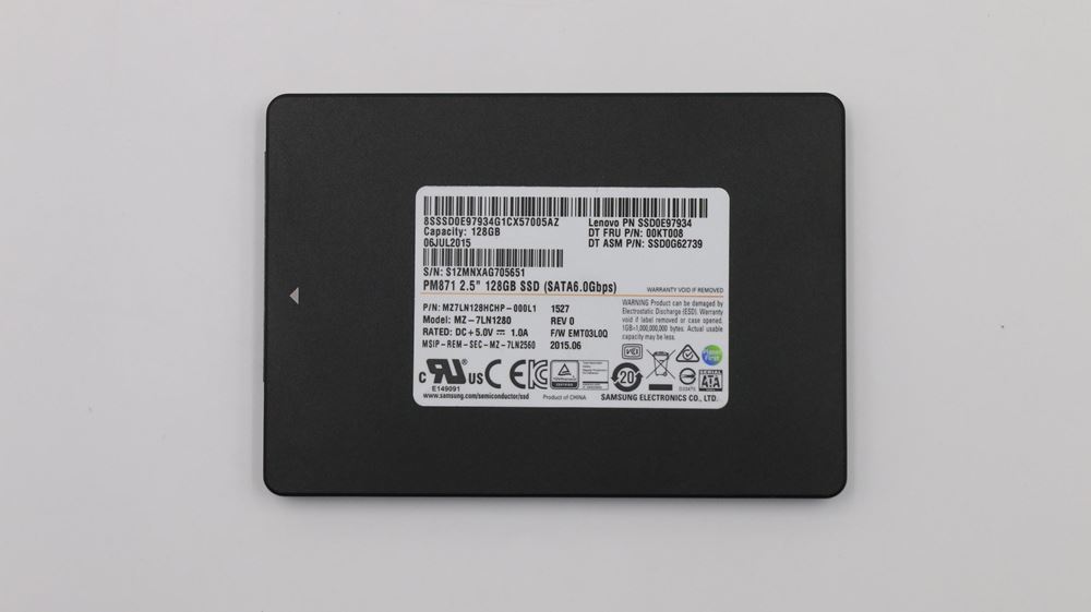 Lenovo ideacentre Y710 Cube-15ISH SOLID STATE DRIVES - 00KT008