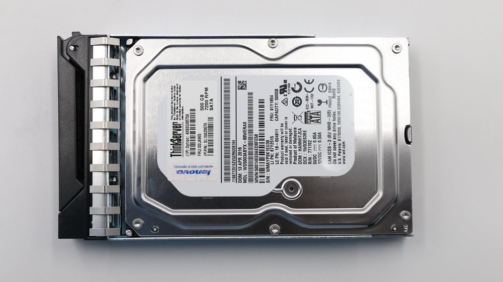 Lenovo Tower Server - TS450 (ThinkServer) HARD DRIVES - 00LA965