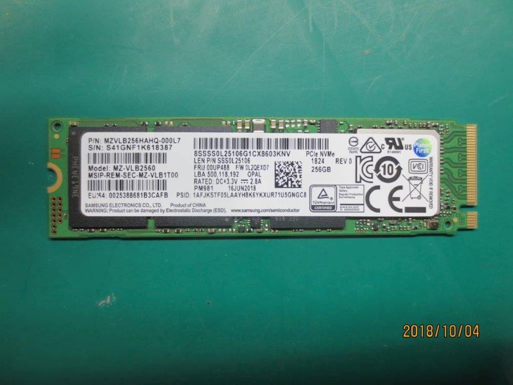 Lenovo ThinkPad L390 (20NR, 20NS) Laptops SOLID STATE DRIVES - 00UP488