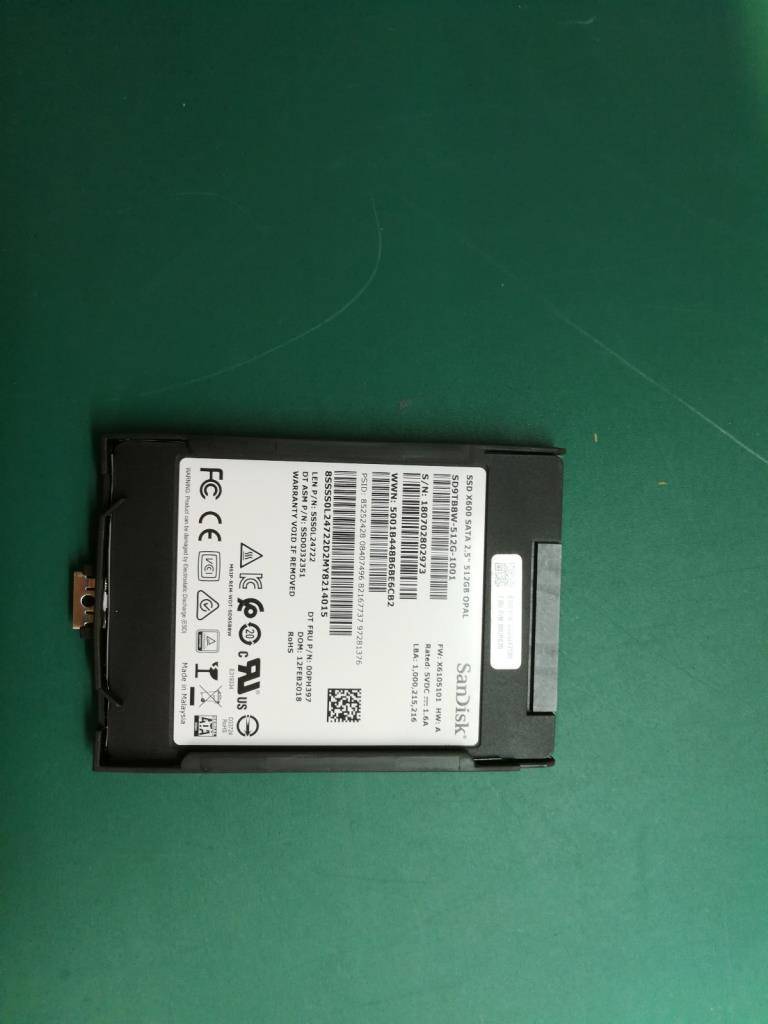 Lenovo ThinkPad X270 SOLID STATE DRIVES - 00UP670