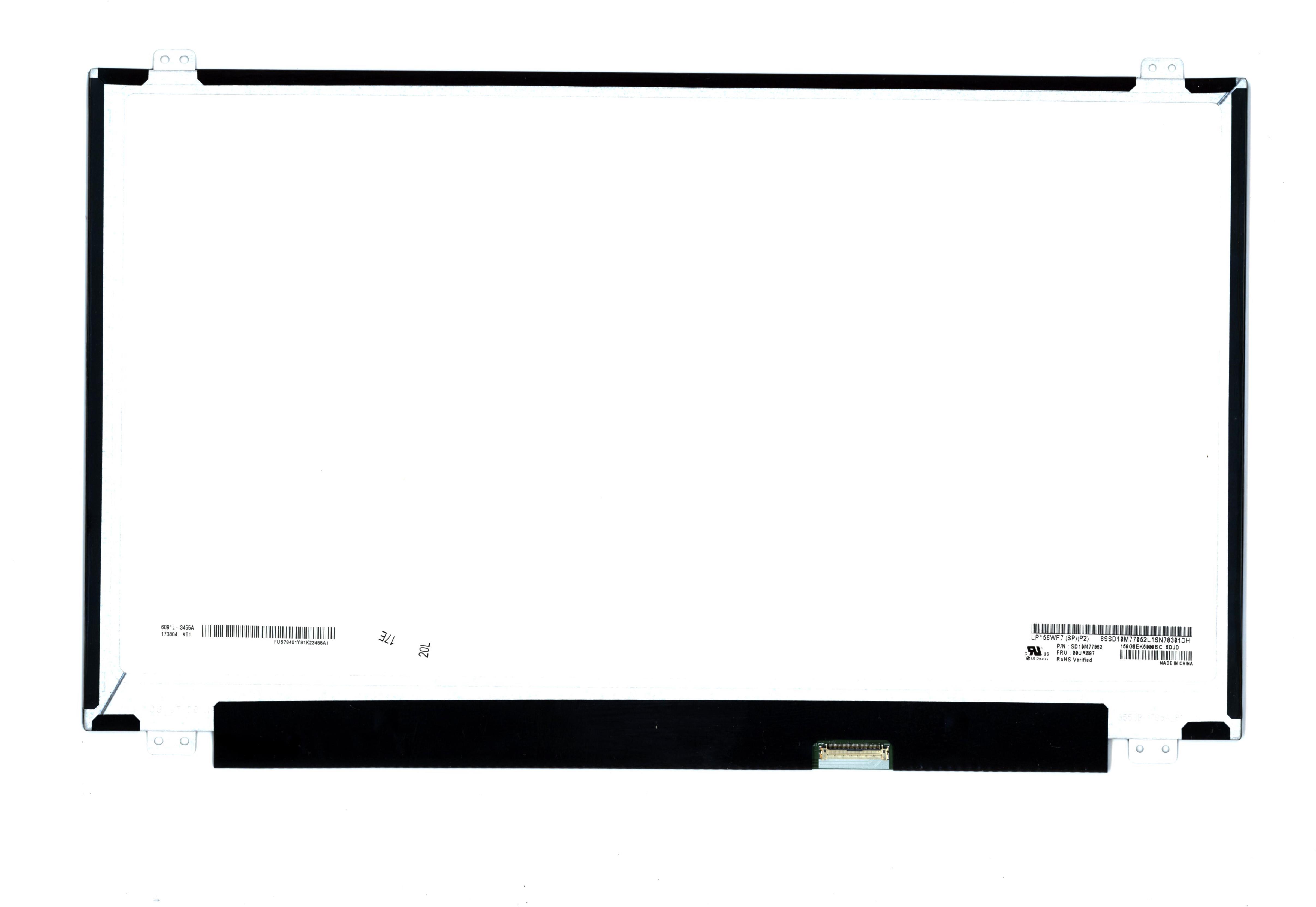 Lenovo Part  Original Lenovo LCD Panel, 15.6", FHD, Anti-Glare, Touch, IPS, 250nits, LP156WF7-SPP2