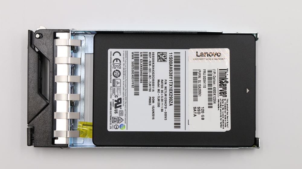 Lenovo Rack Server RD550 (ThinkServer) SOLID STATE DRIVES - 00XH110