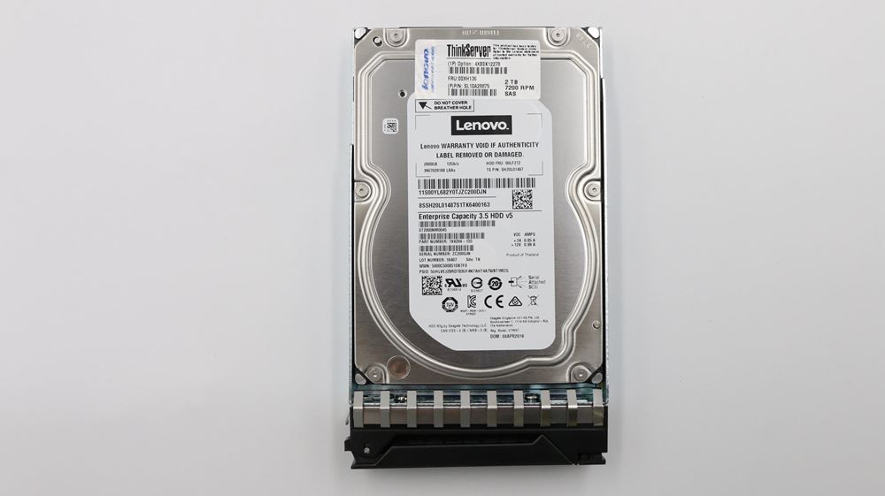 Lenovo Rack Server RD550 (ThinkServer) HARD DRIVES - 00XH136