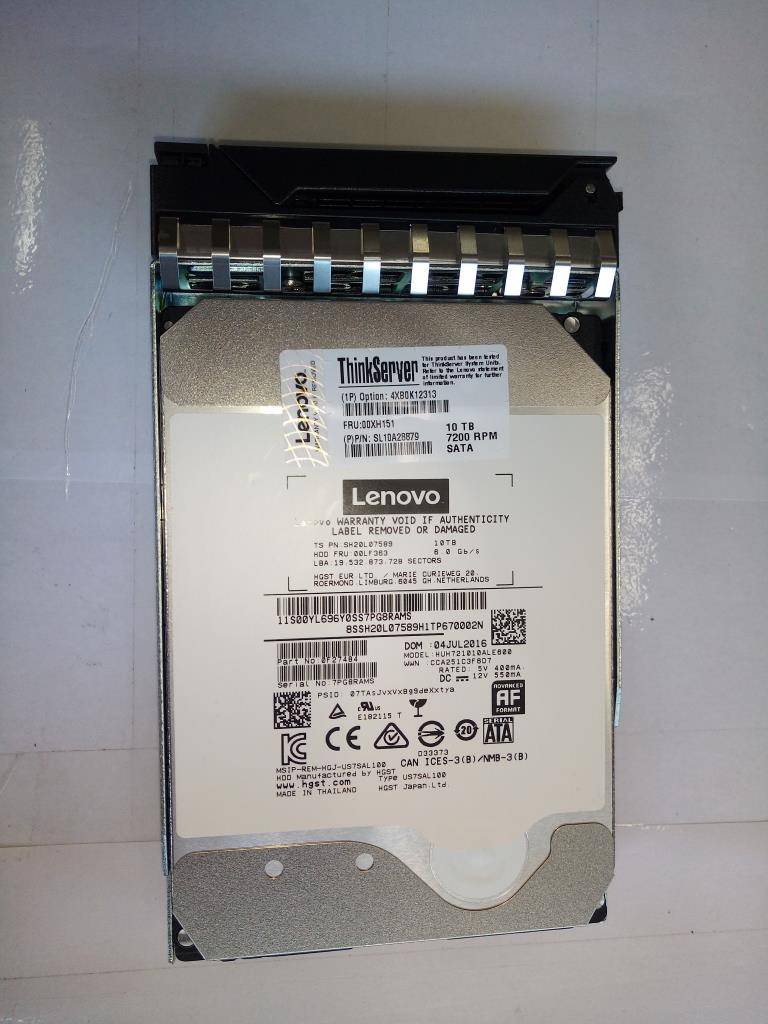 Lenovo Rack Server RD550 (ThinkServer) HARD DRIVES - 00XH151