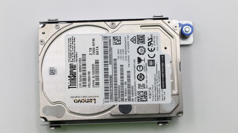 Lenovo Rack Server - RS160 (ThinkServer) HARD DRIVES - 00XH180
