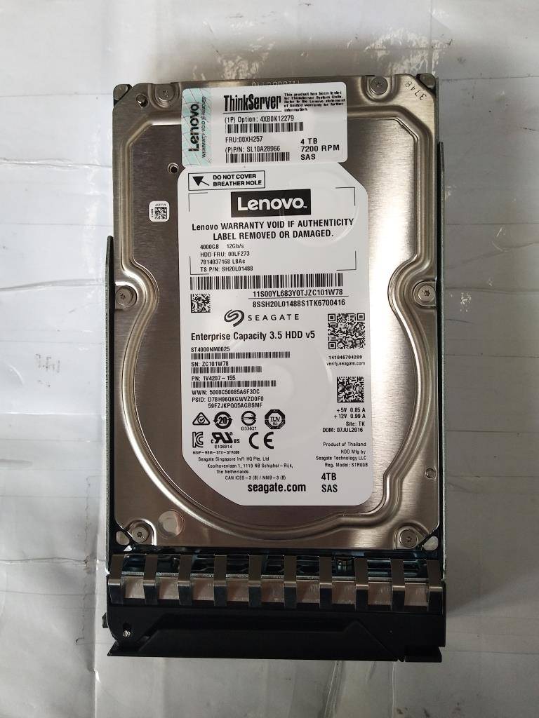 Lenovo Tower Server - TS460 (ThinkServer) HARD DRIVES - 00XH257