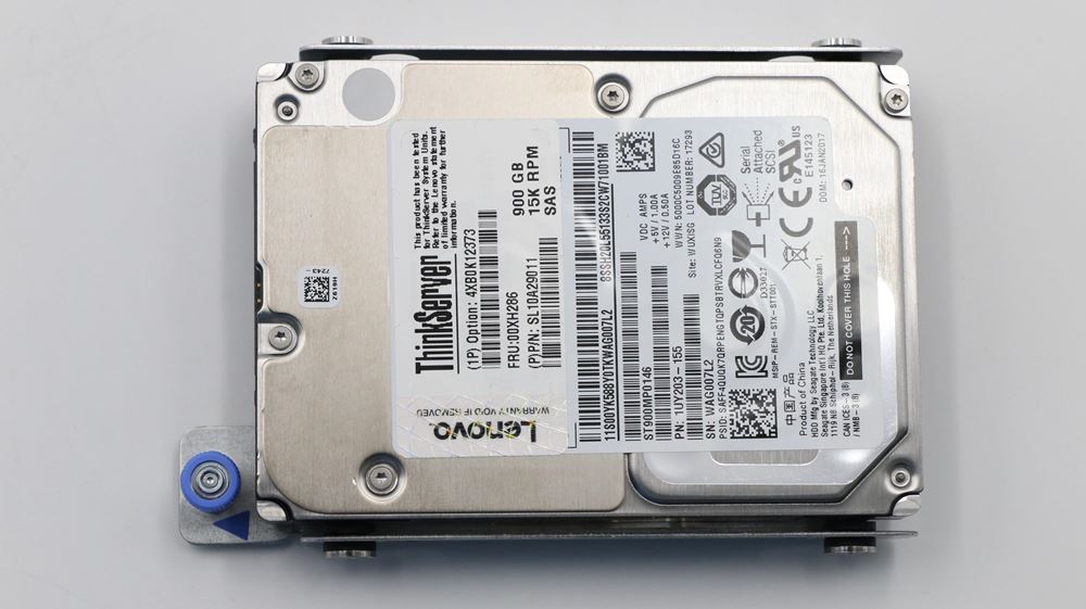 Lenovo Rack Server - RS160 (ThinkServer) HARD DRIVES - 00XH286