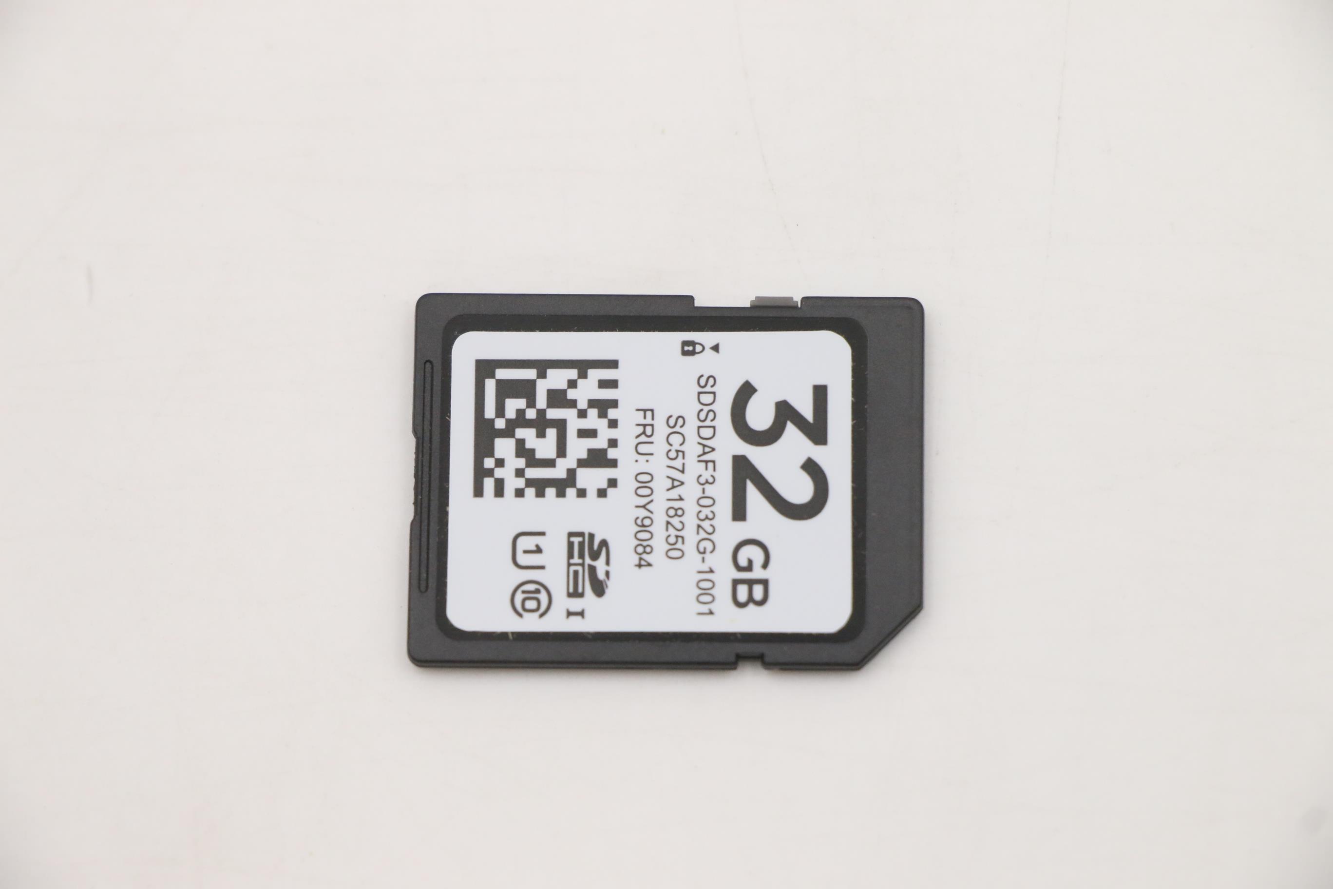 00Y9084 - Original Lenovo SD card, SanDisk, MicroSDXC, UHS-I,32Gï¼Œblank, 4X77A12158