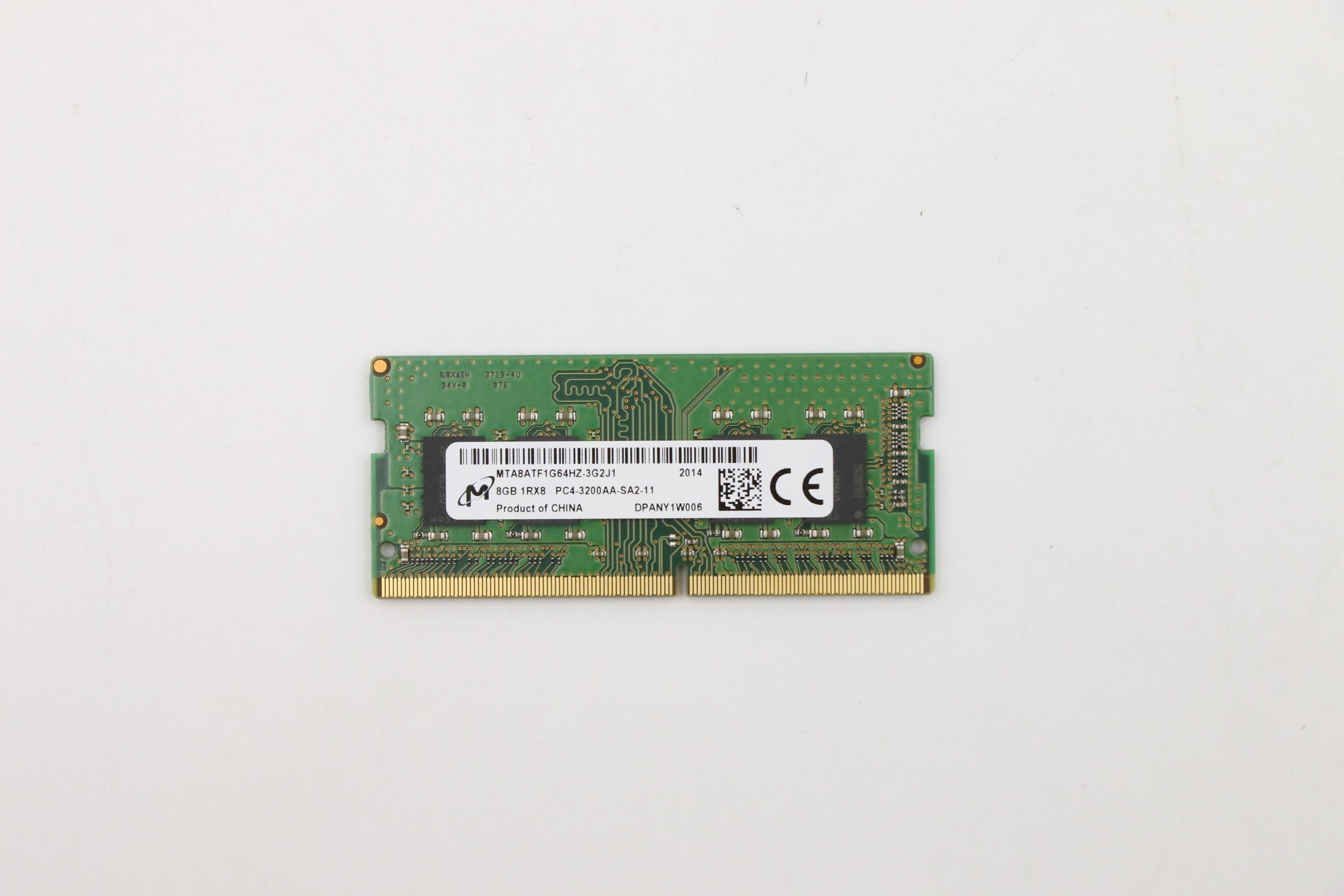 01AG876 - Original Lenovo SODIMM,8GB, DDR4, 3200 ,MICRON