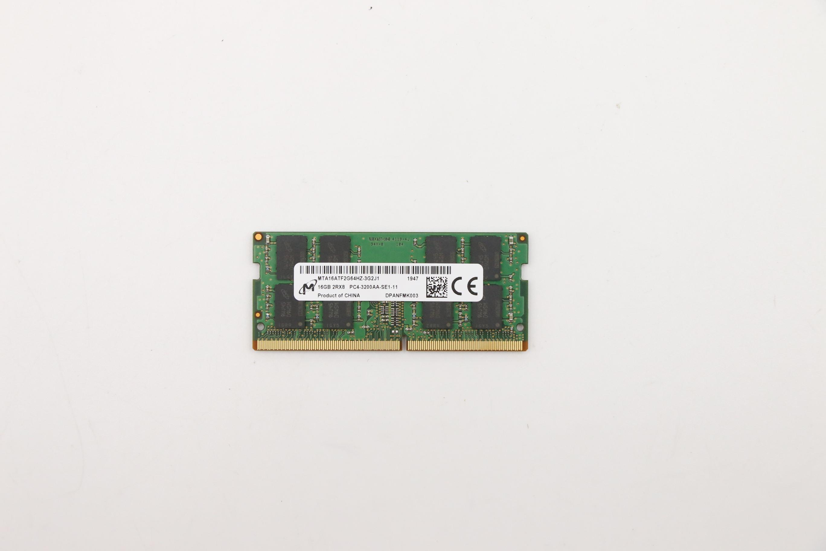 Lenovo Part  Original Lenovo SODIMM,16GB, DDR4, 3200 ,MICRON