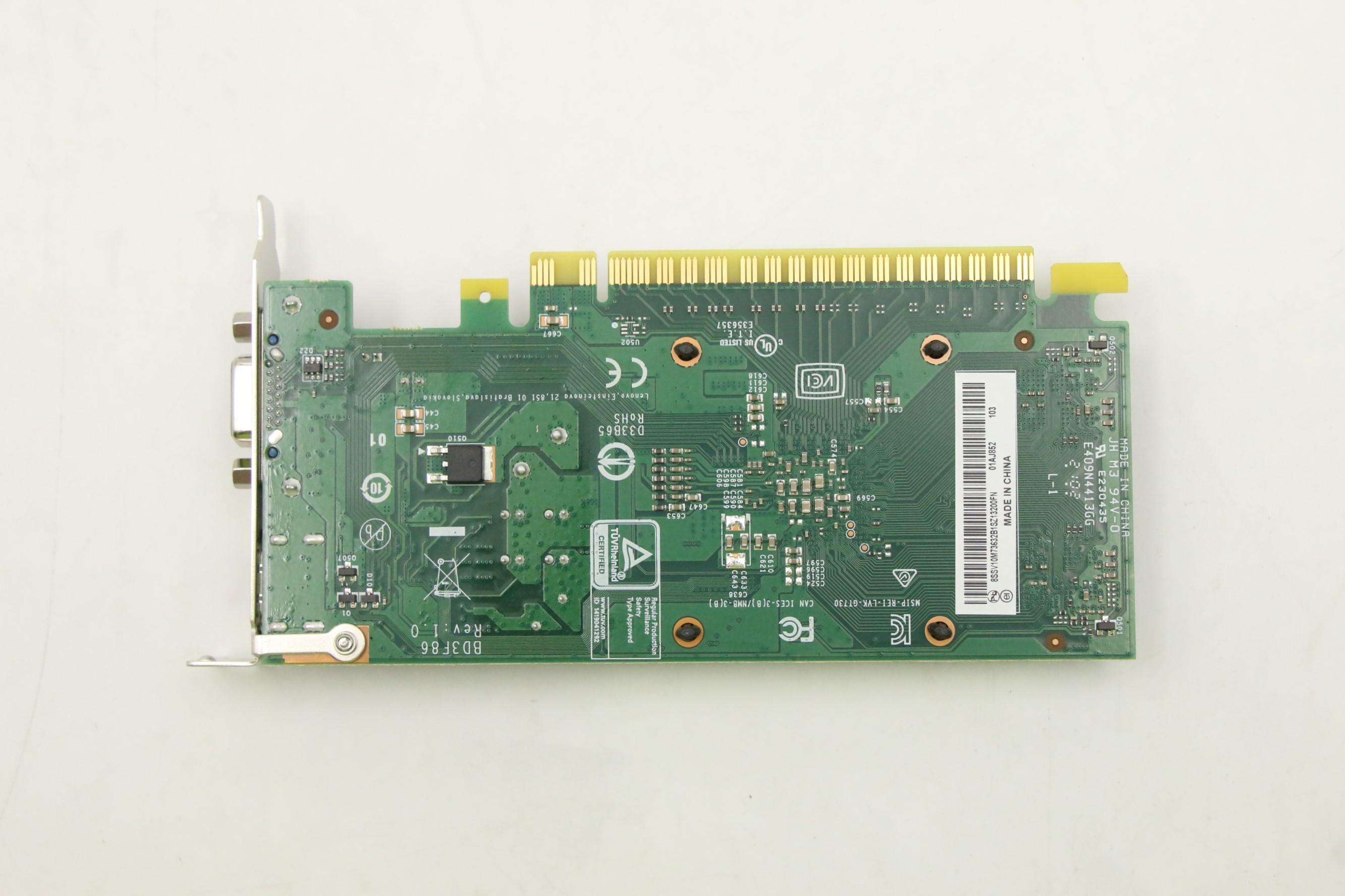 Lenovo Part  Original Lenovo NVIDIA Geforce GT730 2GB DDR3 64bit HDMI LP