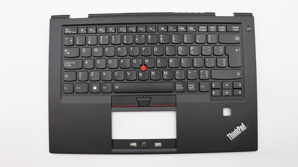 Lenovo ThinkPad X1 Carbon 4th Gen (20FB, 20FC) Laptop C-cover with keyboard - 01AV156
