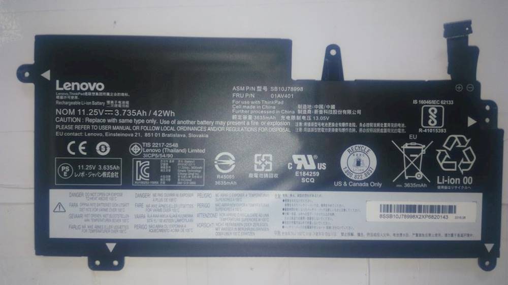 Genuine Lenovo Battery  01AV401 ThinkPad 13