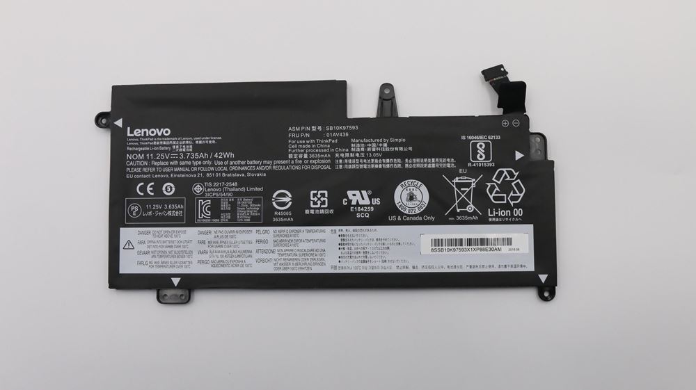 Lenovo ThinkPad 13 BATTERY - 01AV436
