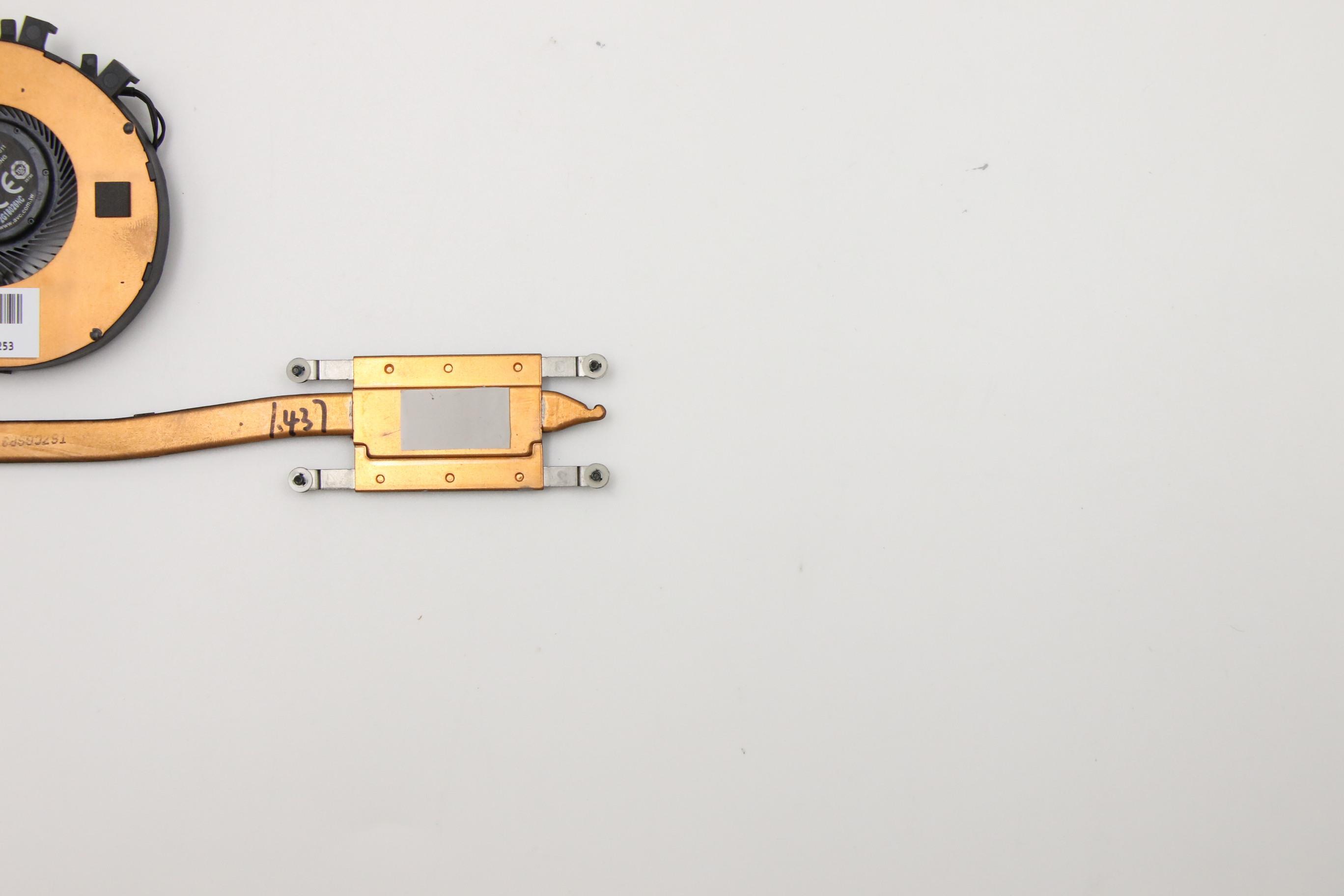 01AW253 - Original Lenovo UMA thermal module,w/fan,Delta