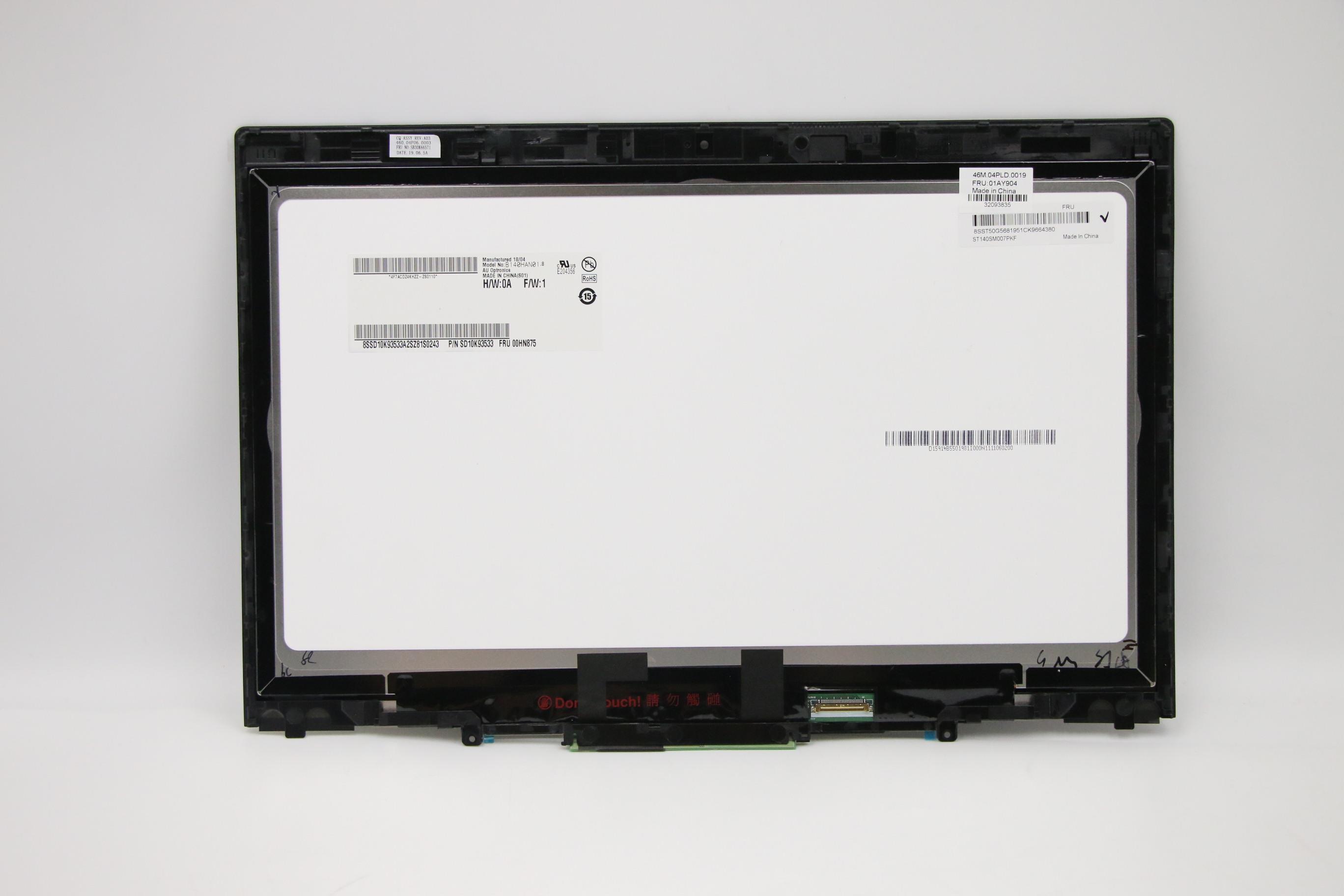 01AY904 - Original Lenovo 14.0,FHD,non-glare,TP,LBO+AUO
