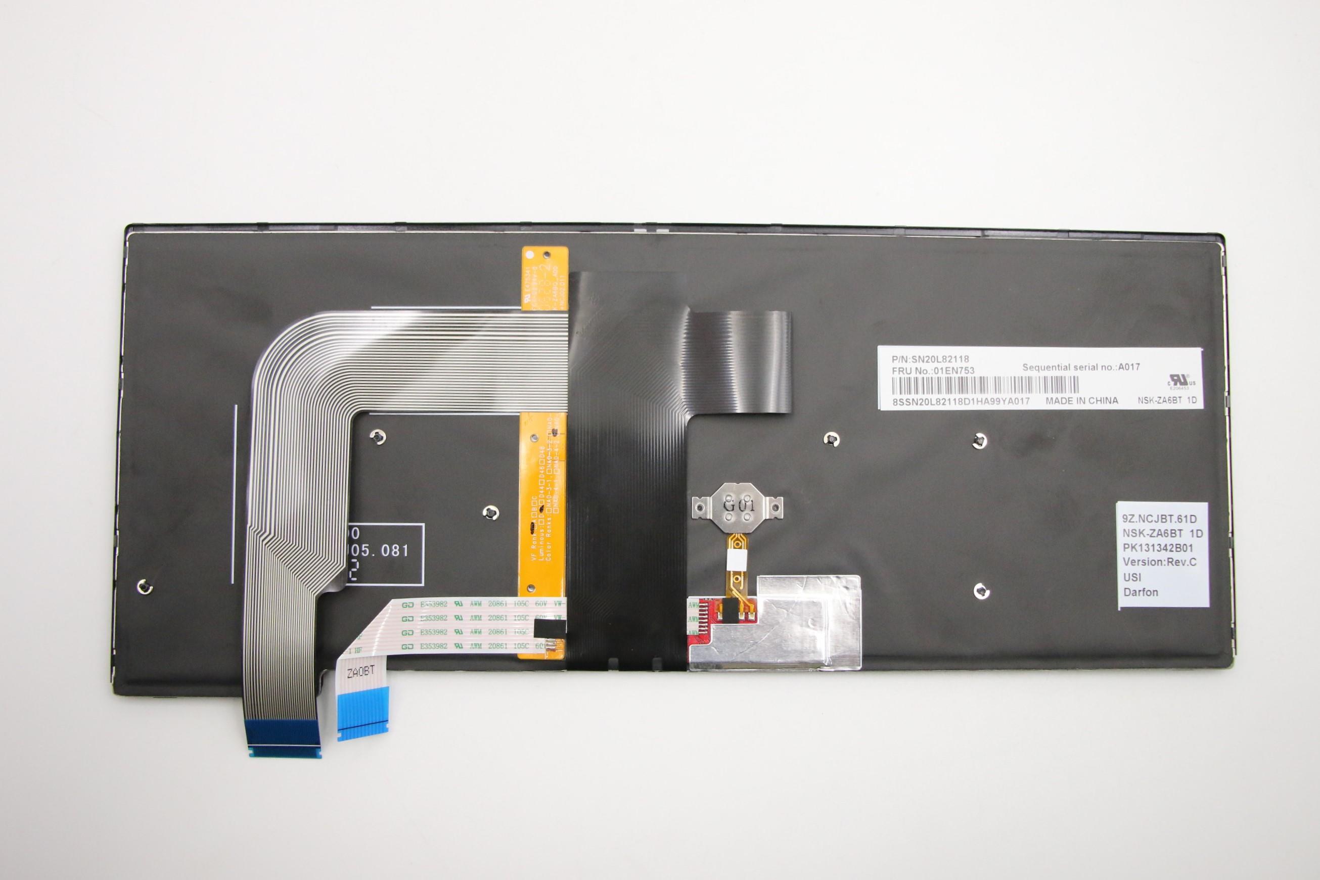 01EN753 - Original Lenovo Thorpe2 KBD,USI,DFN BL