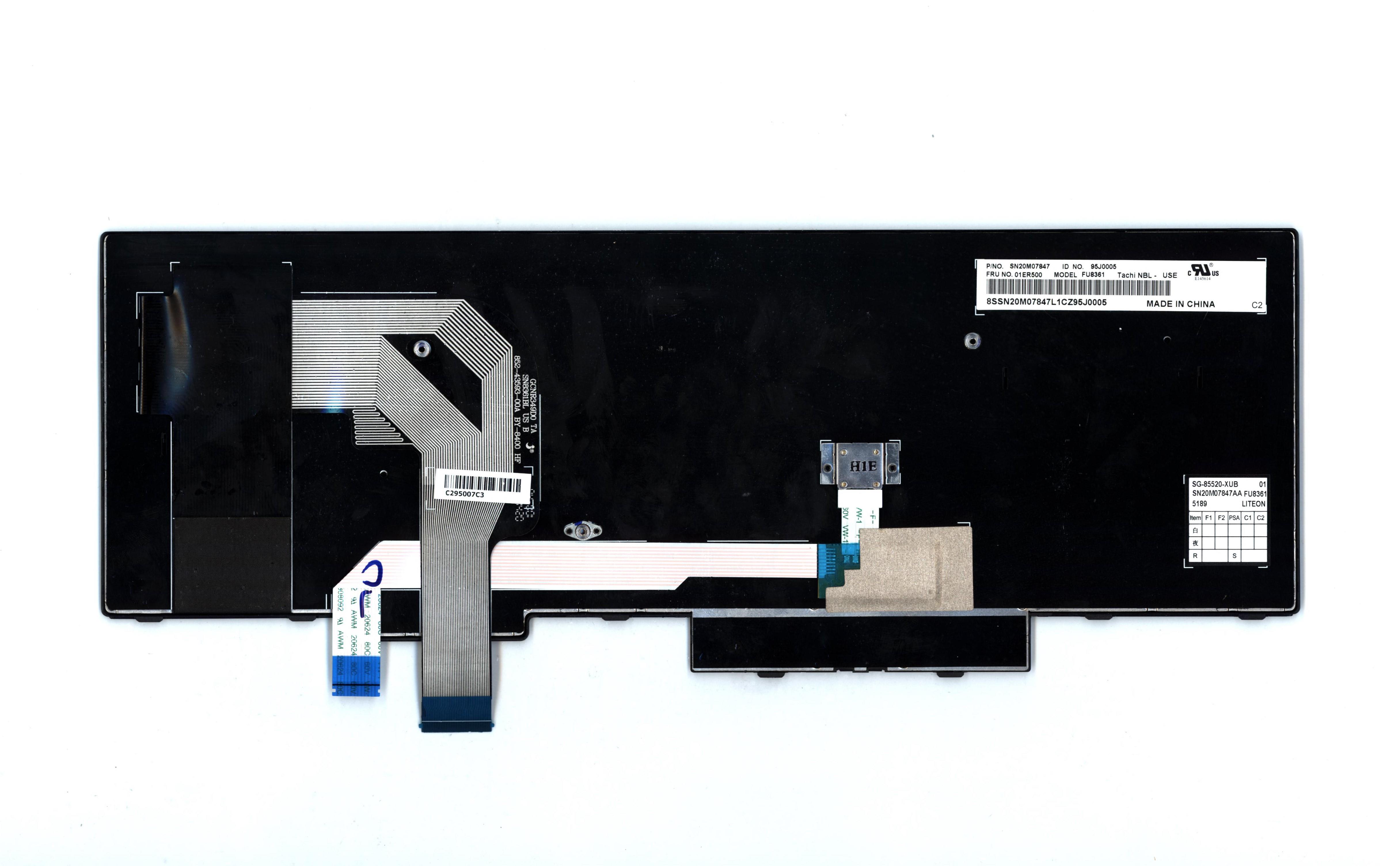 01ER500 - Original Lenovo Tachi NBL KBD,US,LTN