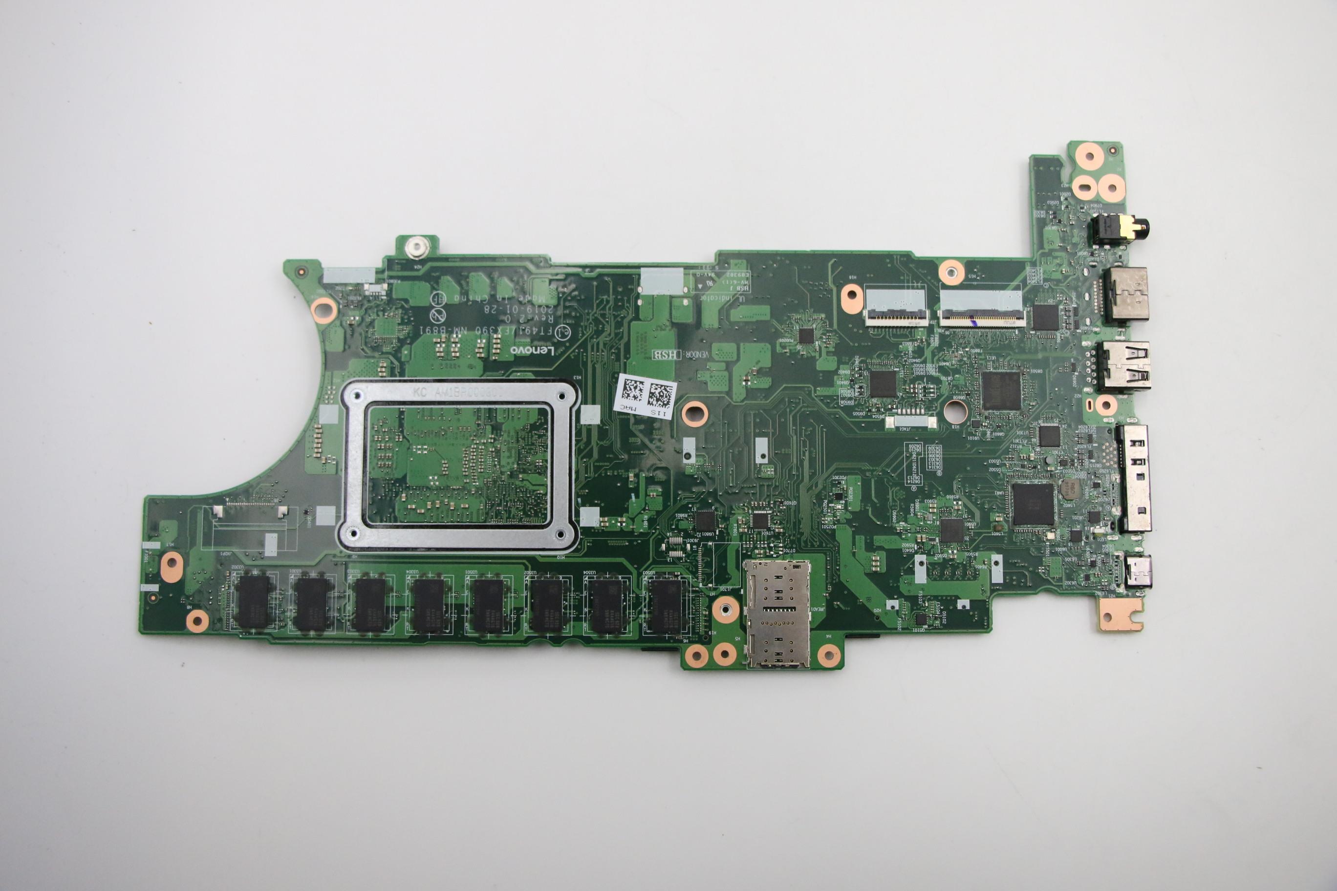01HX970 - Original Lenovo Jazz-1/Sideswipe-1
FRU Planar WIN i7-8665U 16GB AX200WLAN Y-AMT Y-TPM dTPM2.0