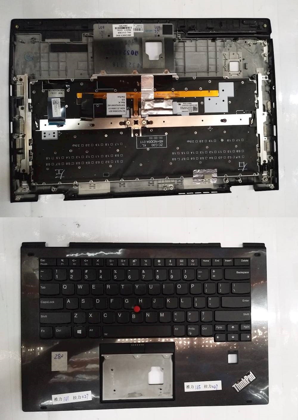 Genuine Lenovo Replacement Keyboard  01HY808 ThinkPad X1 Yoga 2nd Gen (20JD, 20JE, 20JF, 20JG) Laptop