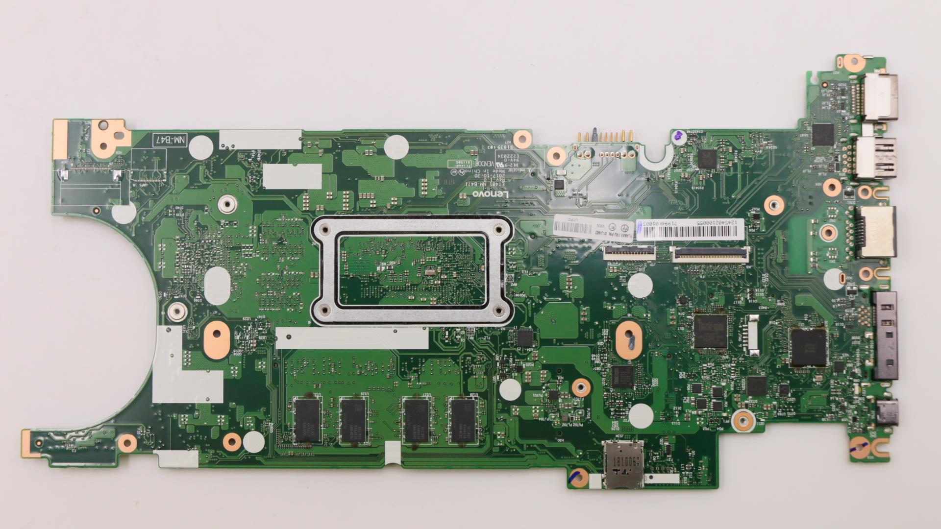 01LV602 - Original Lenovo Kolar-1 FRU Planar i5-8250U Non-vPro IntelR UHD Graphics 620, 8GB Memory on Board, WIN, N-AMT, Y-TPM, dTPM2.0