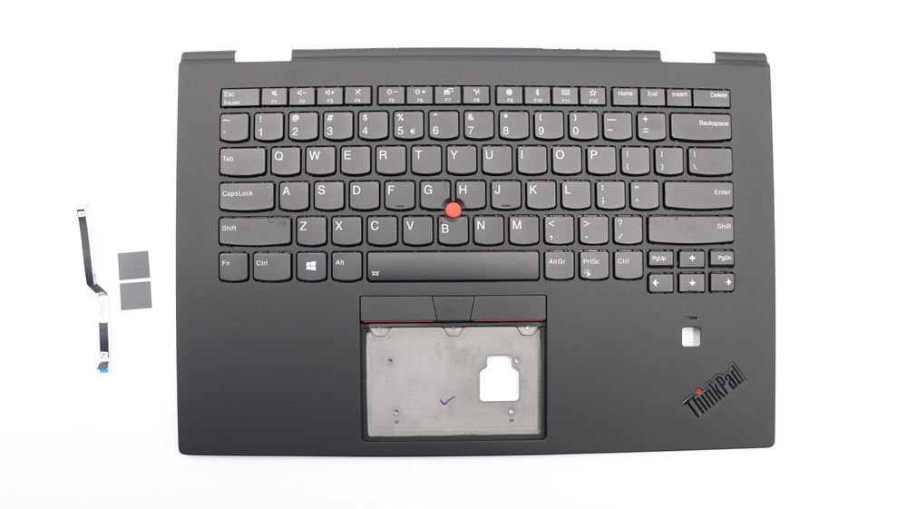 Lenovo X1 Yoga 3rd Gen (20LD, 20LE, 20LF, 20LG) Laptop (ThinkPad) C-cover with keyboard - 01LX830