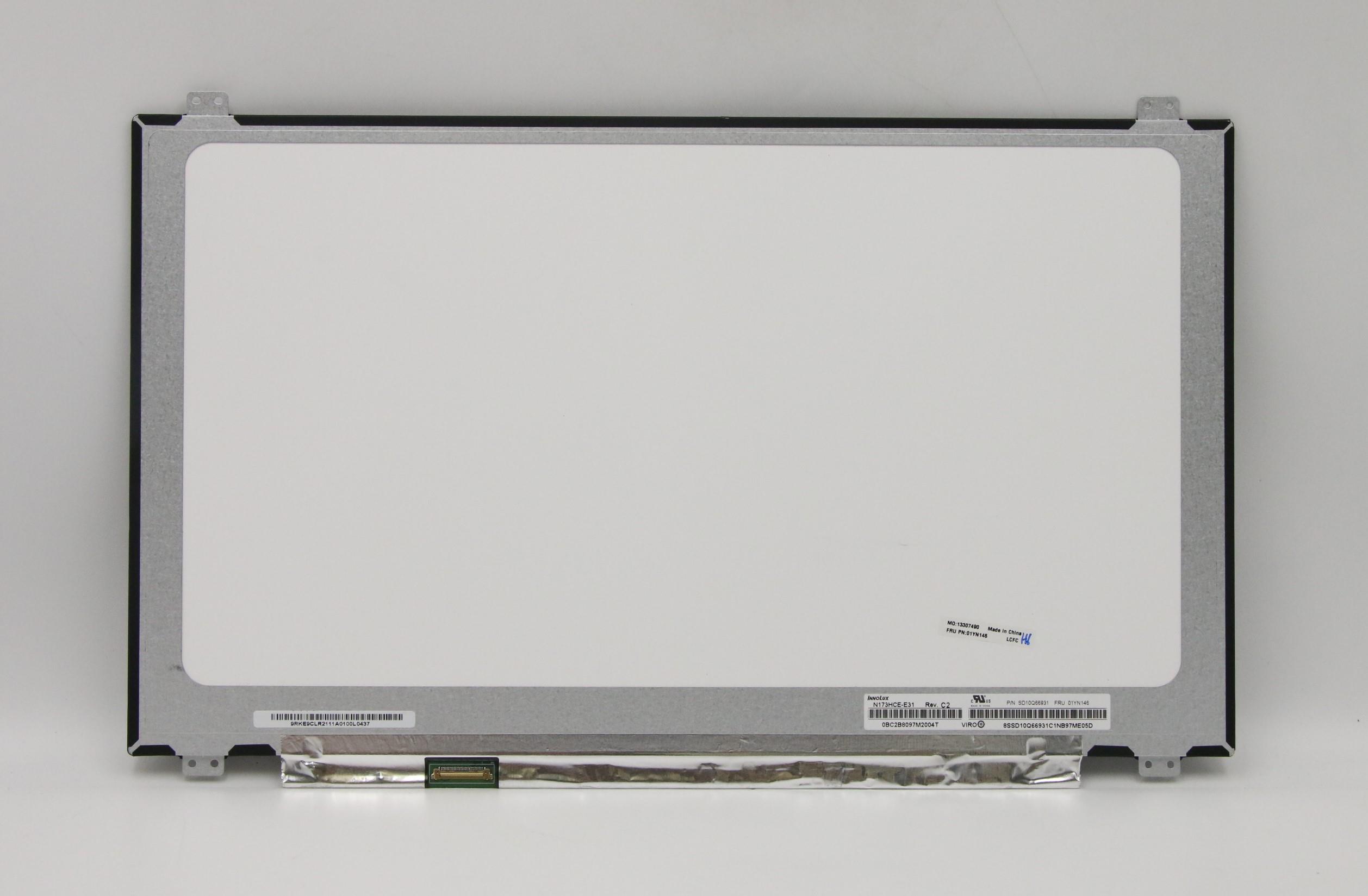01YN146 - Original Lenovo LCD Panel, 17.3", FHD, Anti-Glare, IPS, Source D-IC 2nd source