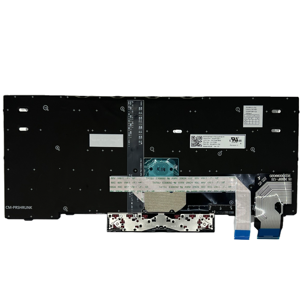 01YP200 - Original Lenovo Keyboard Internal, English, Black, Backlight