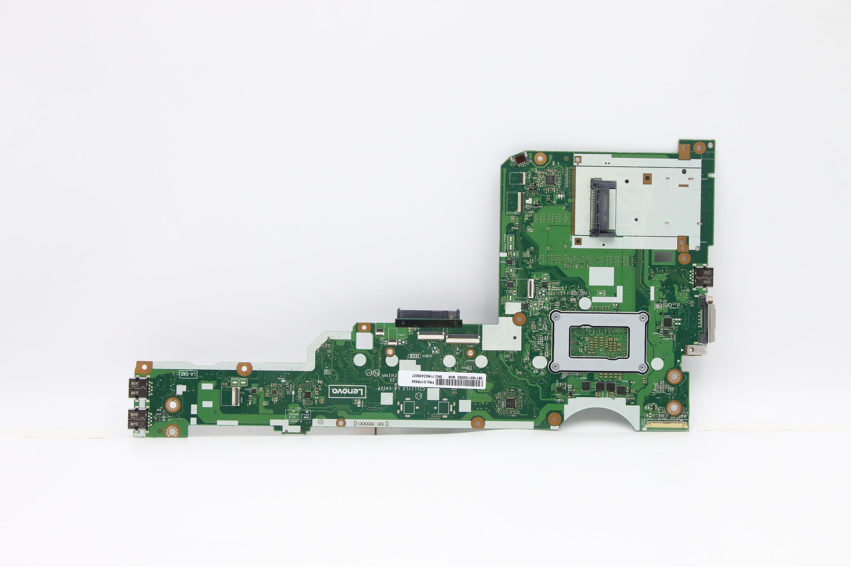 01YR404 - Original Lenovo Lin-2 FRU Planar Core i3-7100U,HD,WIN,AMT=N,TPM2=Y