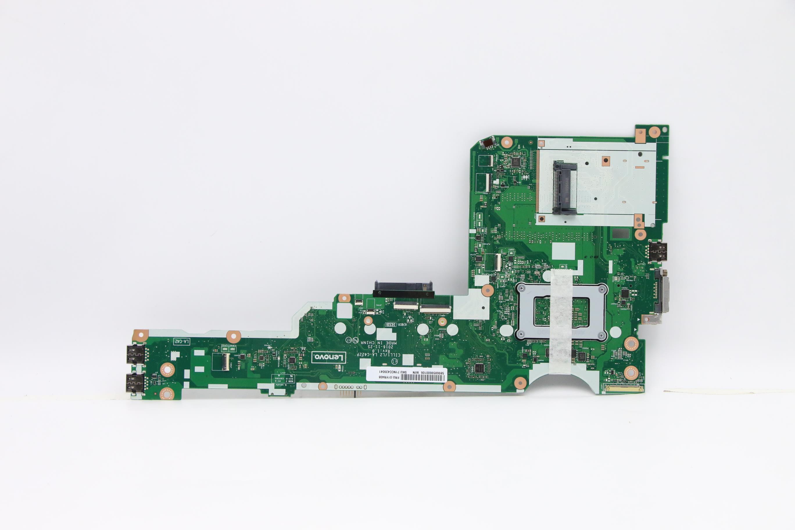 01YR408 - Original Lenovo Lin-2 FRU Planar Core i5-7200U,HD,WIN,AMT=N,TPM2=Y