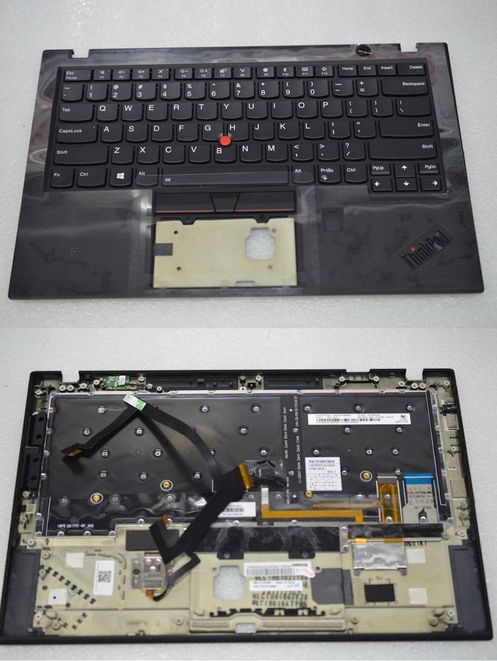 Lenovo ThinkPad X1 Carbon 6th Gen - (20KH, 20KG) Laptop C-cover with keyboard - 01YR609
