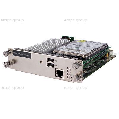 HPE Part 0231A0D4 HPE VCX Branch MIM connectivity module - One RJ-45 autosensing 10/100 port (IEEE 802.3 Type 10BASE-T, IEEE 802.3u Type 100BASE-TX), half or full duplex, and two USB 2.0 ports