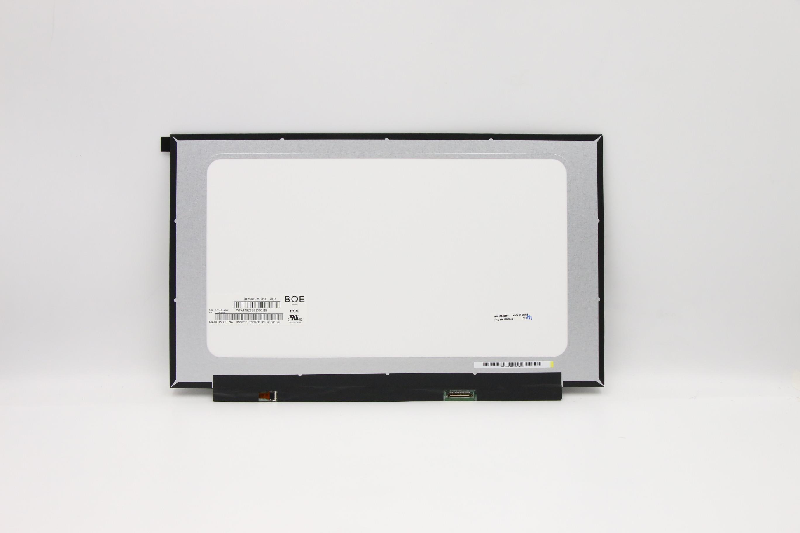 02DC349 - Original Lenovo LCD Panel, 15.6", FHD, Anti-Glare, TN, 220nit, narrow non-bracket BOE