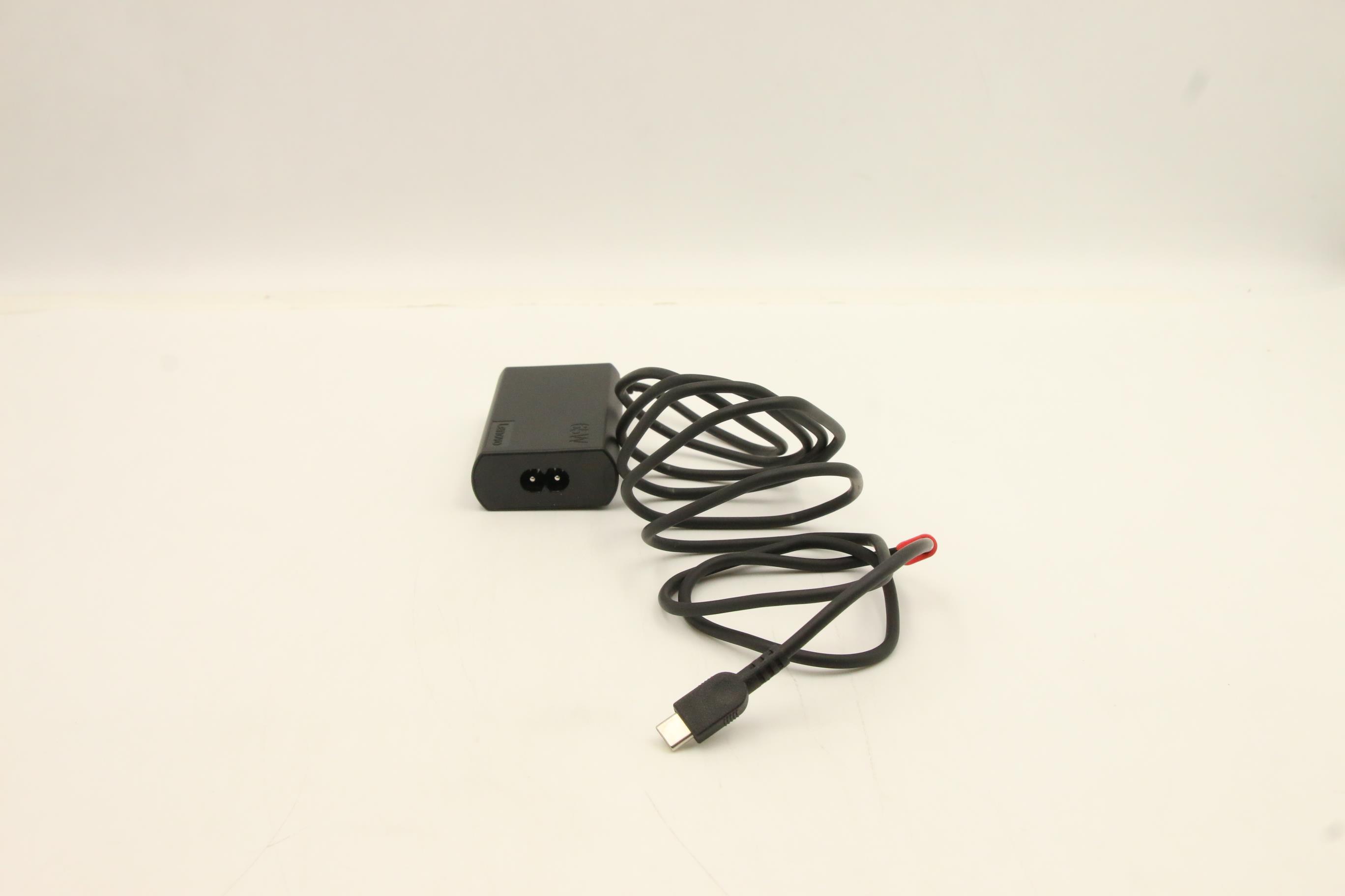 02DL154 - Original Lenovo 65W Charger, AC Adapter, USB-C Connector (Includes 0.5m Power Cord)