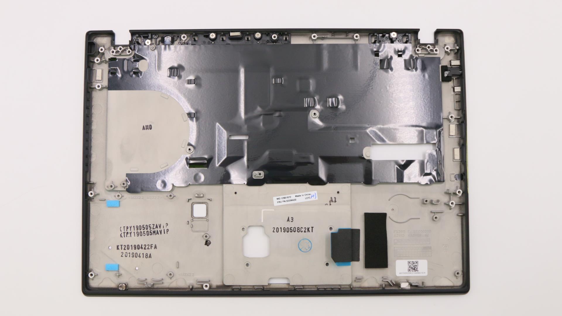02DM430 - Original Lenovo Sideswipe AMD FRU COVER C-Cover Sub-ASM w/FPR
