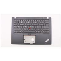 Lenovo ThinkPad T490s (20NX, 20NY) Laptop C-cover with keyboard - 02HM210