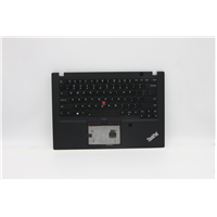 Lenovo ThinkPad T490s (20NY) Laptop C-cover with keyboard - 02HM316