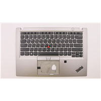 Lenovo T490s (20NX, 20NY) Laptop (ThinkPad) C-cover with keyboard - 02HM390