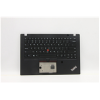 Lenovo T490s (20NX, 20NY) Laptop (ThinkPad) C-cover with keyboard - 02HM460