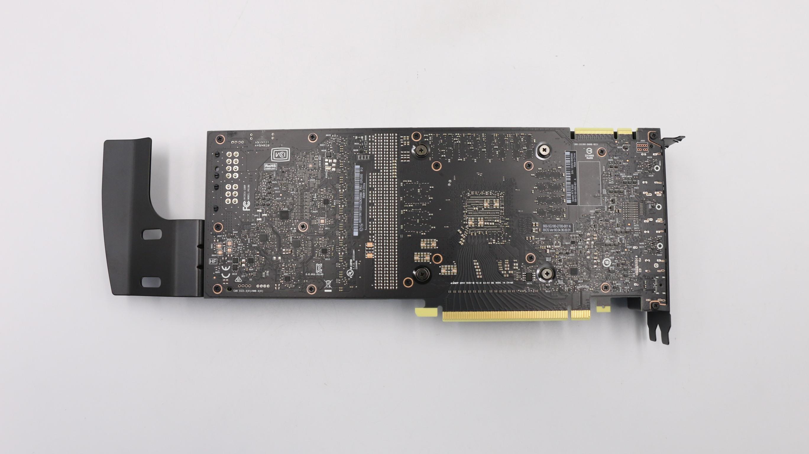 Lenovo Part  Original Lenovo FRU,Nvidia Quadro RTX 5000 (4xDP,1xVirtualLink) – 16GB GDDR6 with Long extender