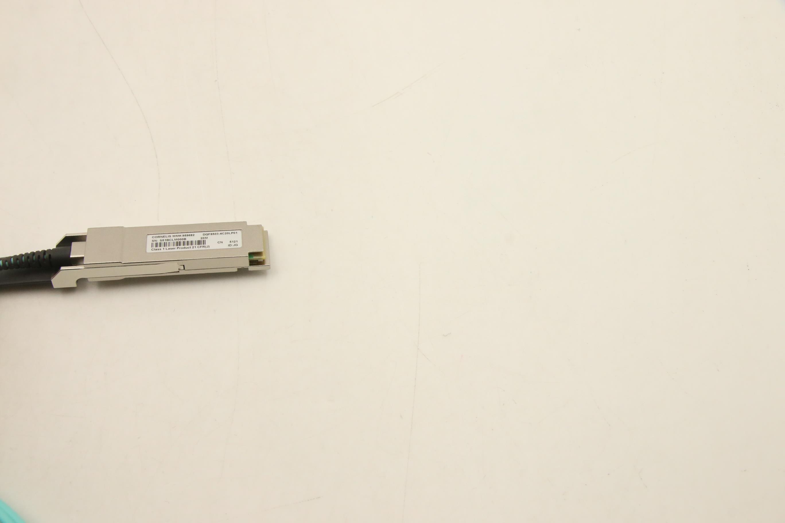 03GX246 - Original Lenovo Optical Cable, 20m, Cornelis OPA 100 Series, Active, Optical QSFP28 Cable, 4X97A11037