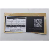 Lenovo SE100 (ThinkEdge) LABELS - 03NX761